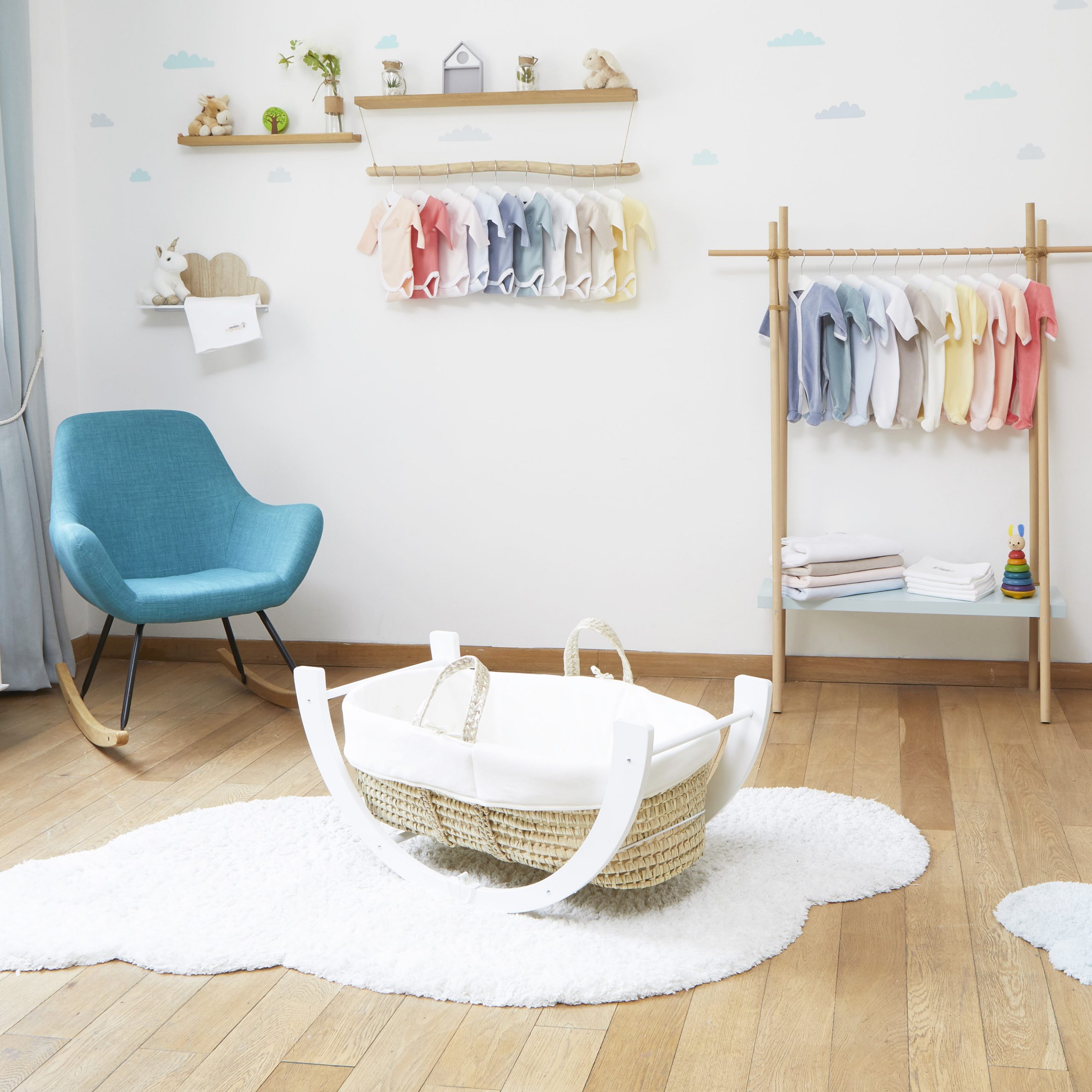 Couffin Bebe Nuage Et Support Reversible Premiers Moments