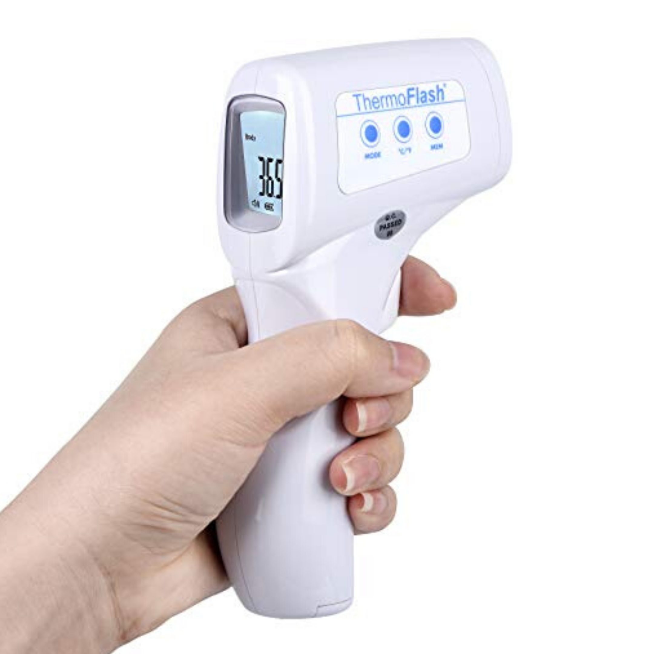 Thermomètre frontal sans toucher avec guide PositionCheck pour des