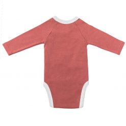 Body framboise manches longues dos