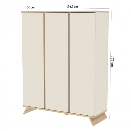 Armoire 3 Portes Extra Large - SIENNA – Image 5