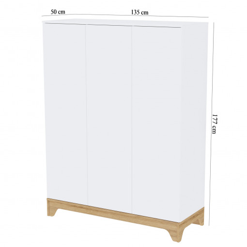 Armoire 3 Portes Extra Large - LUMINA – Image 6